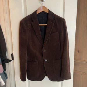 Men's Brown Corduroy Blazer